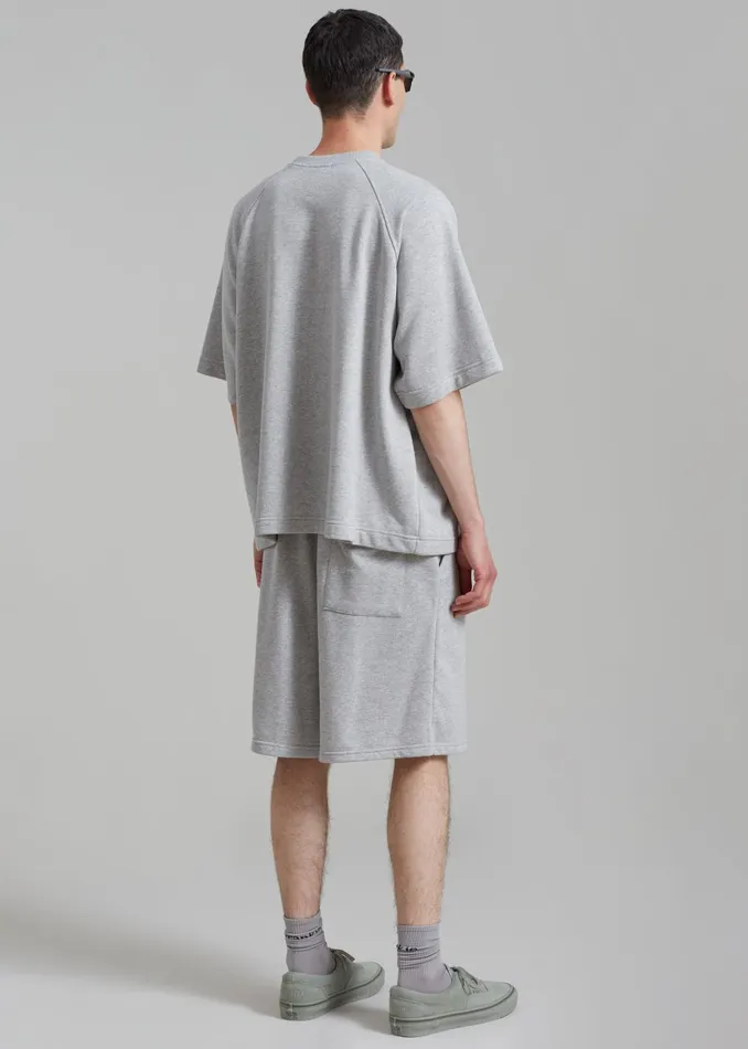 MenWomen Newton Sweatshorts 8211 Grey The Frankie Shop Loungewear