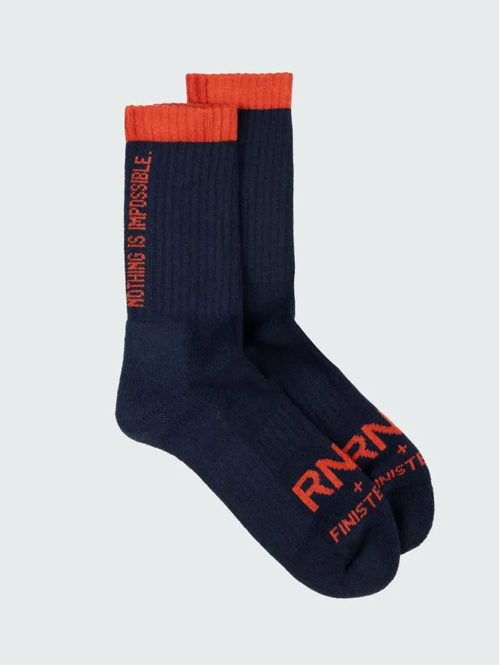 MenWomen RNLI Rossby Sports Sock Navyflame Finisterre Socks