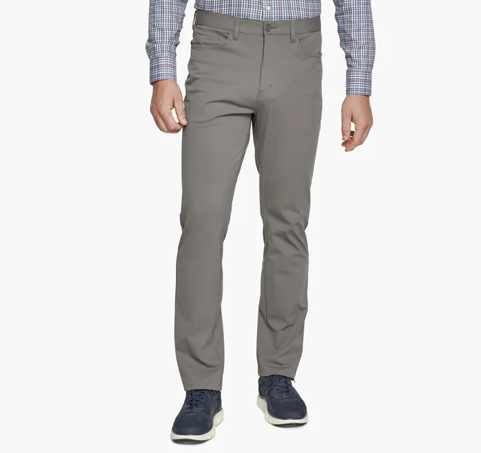 Men XC4 Performance FivePocket Pants Charcoal Pants and Jeans Johnston and Murphy