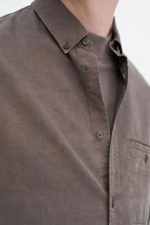 Men Zachary Shirt Dark Sage Filippa K Shirts