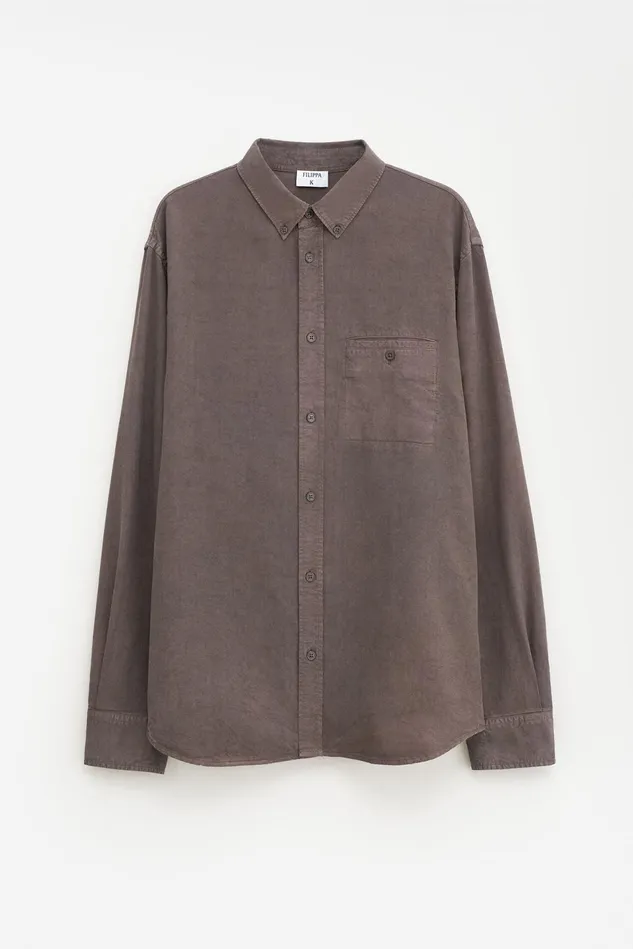 Men Zachary Shirt Dark Sage Filippa K Shirts