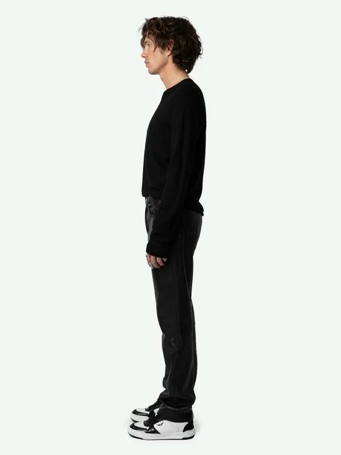 Men Zadig and Voltaire Pants and Shorts John Leather Pants Black Men Zadig and Voltaire Pants and Shorts John Leather Pants Black