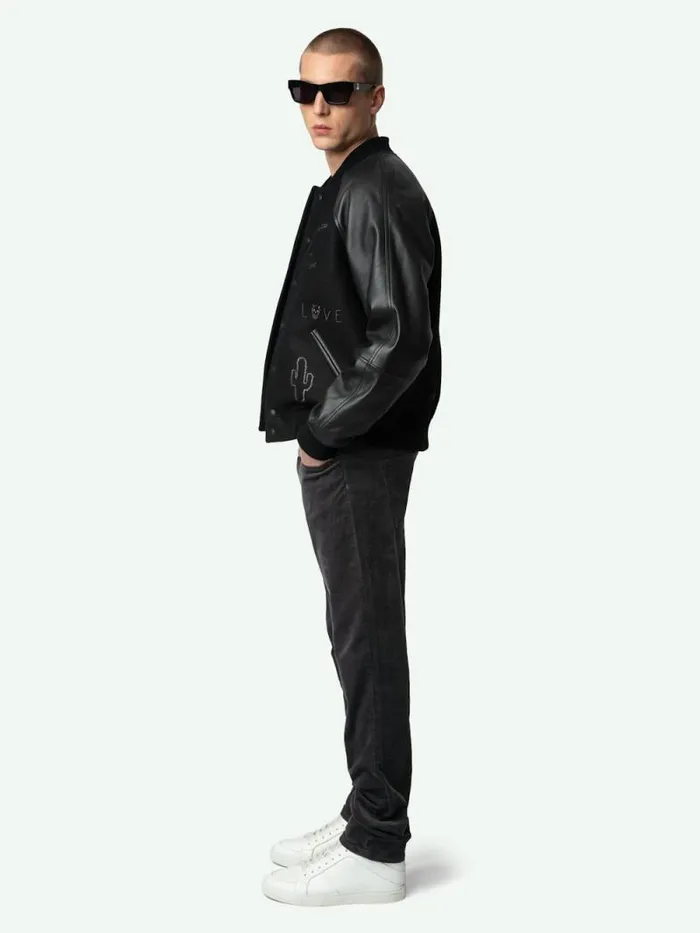 Men Zadig and Voltaire Pants and Shorts Steeve Velvet Pants Granite Men Zadig and Voltaire Pants and Shorts Steeve Velvet Pants Granite