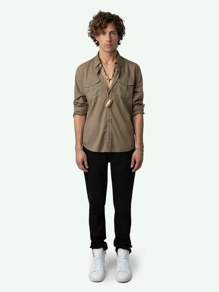 Men Zadig and Voltaire Shirts Thibault Shirt Reg