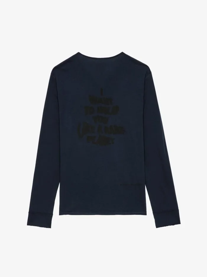 Men Zadig and Voltaire TShirts Monastir Henley Tshirt Agathe Men Zadig and Voltaire TShirts Monastir Henley Tshirt Agathe