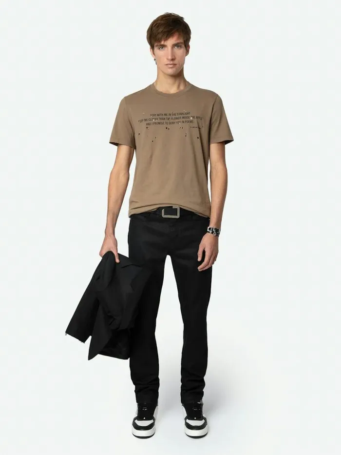 Men Zadig and Voltaire TShirts Tommy Tshirt Cereal