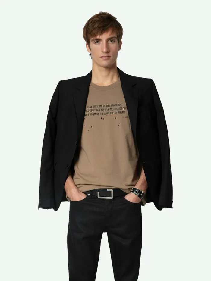 Men Zadig and Voltaire TShirts Tommy Tshirt Cereal