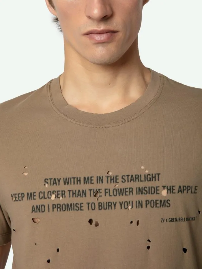 Men Zadig and Voltaire TShirts Tommy Tshirt Cereal