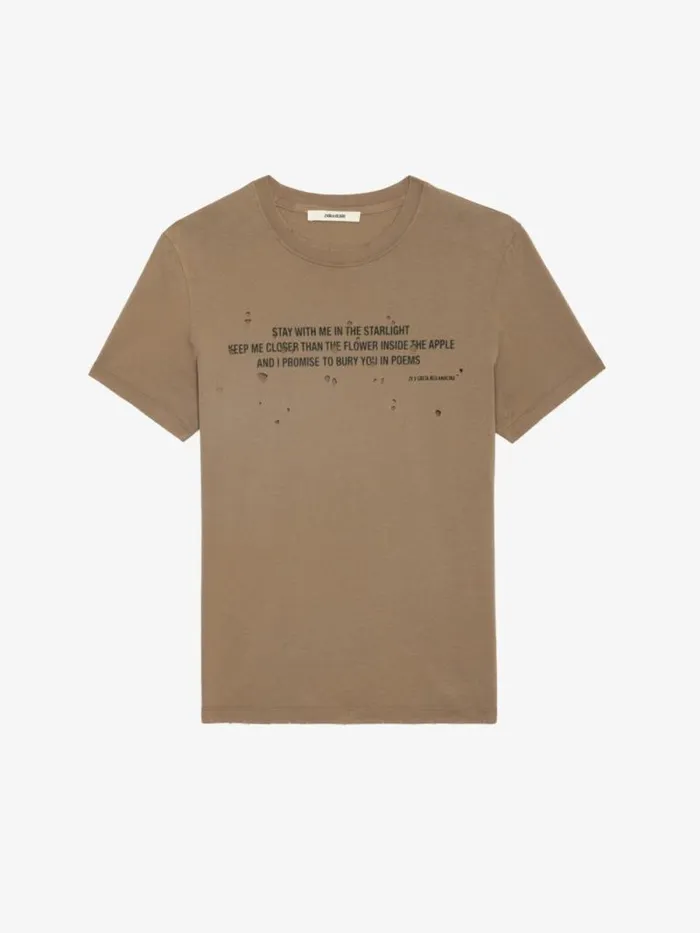 Men Zadig and Voltaire TShirts Tommy Tshirt Cereal