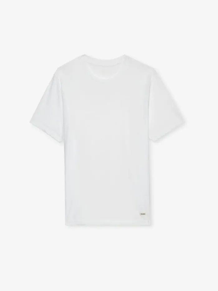 Men Zadig and Voltaire TShirts Tommy Tshirt White Men Zadig and Voltaire TShirts Tommy Tshirt White
