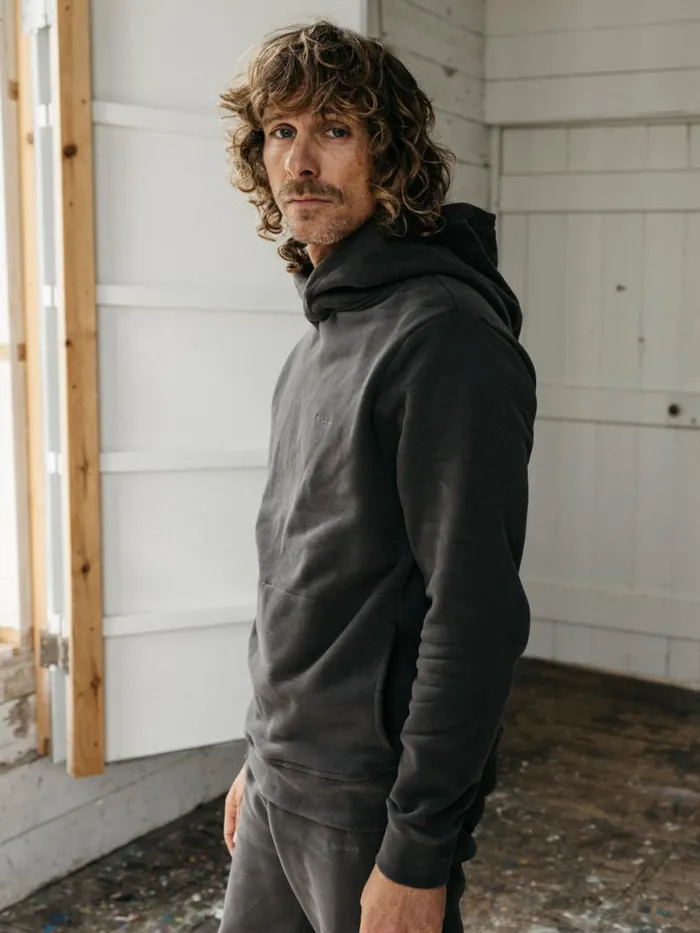 Men Zawn Hoodie Raven Finisterre Sweatshirts and Hoodies