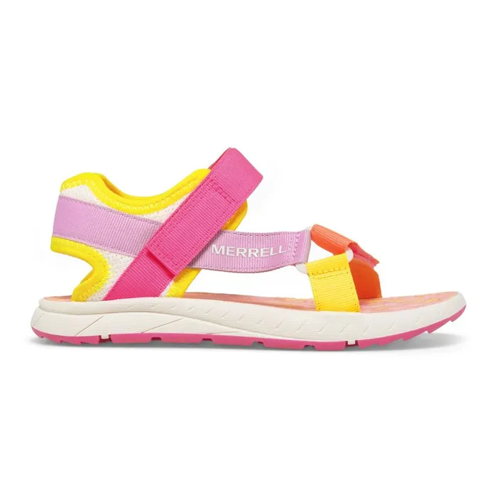 Merrell Big Kahuna Web Sandal 20 Pink Multi Kids Sandals