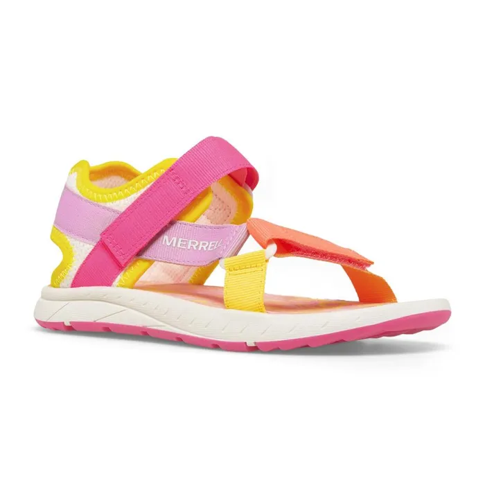 Merrell Big Kahuna Web Sandal 20 Pink Multi Kids Sandals