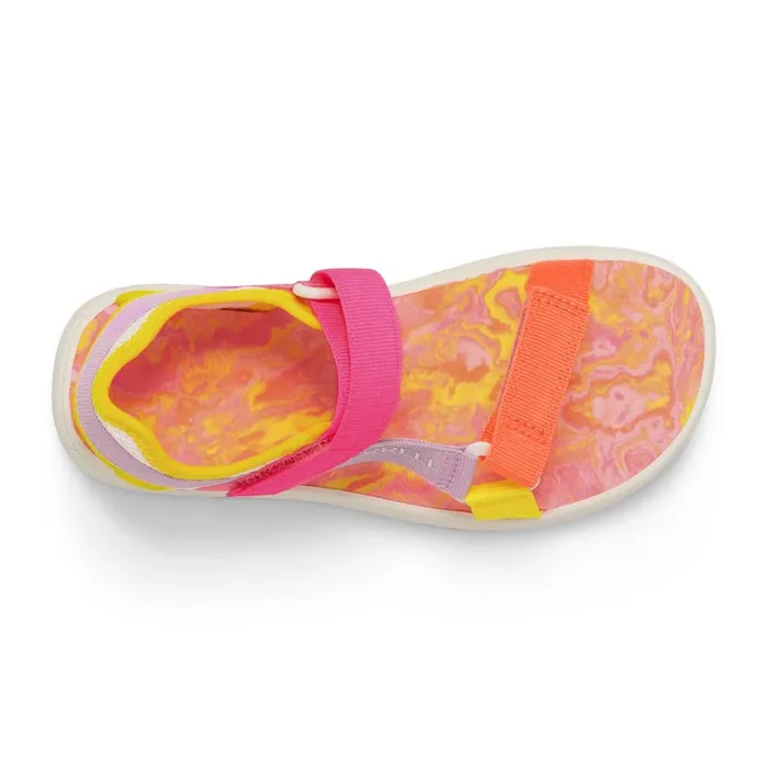 Merrell Big Kahuna Web Sandal 20 Pink Multi Kids Sandals
