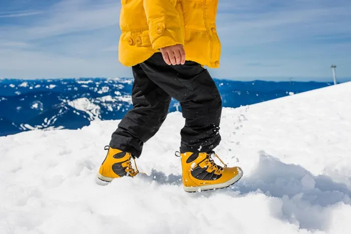 Merrell Big Snow Bank 40 Waterproof Boot Wheatblack Kids Winter Boots