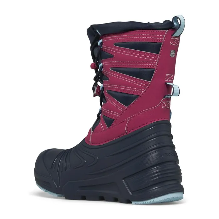 Merrell Big Snow Quest Lite 30 Waterproof Navyfucshia Kids Winter Boots