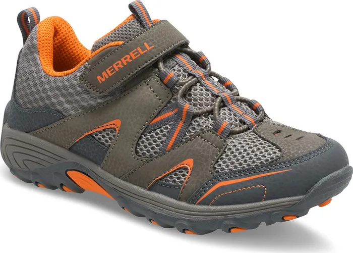 Merrell Big Trail Chaser Shoe Gunsmoke Orange Kids Sneakers