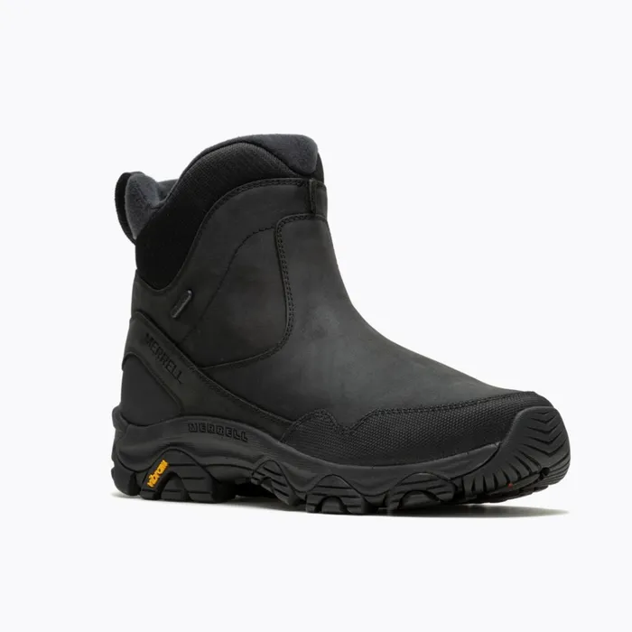 Merrell Coldpack 3 Thermo Tall Zip Waterproof Wide Width Black Men Boots