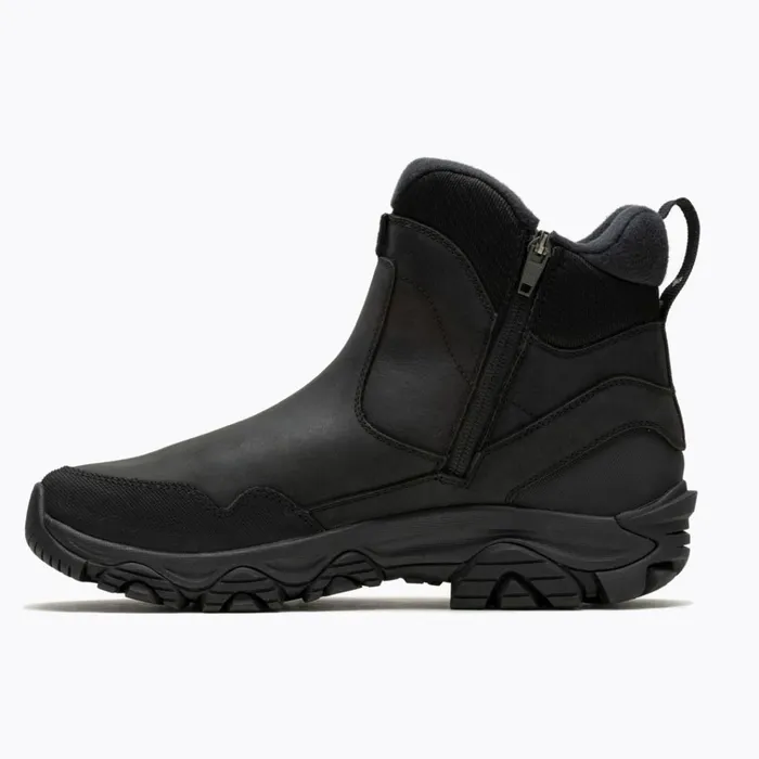 Merrell Coldpack 3 Thermo Tall Zip Waterproof Wide Width Black Men Boots