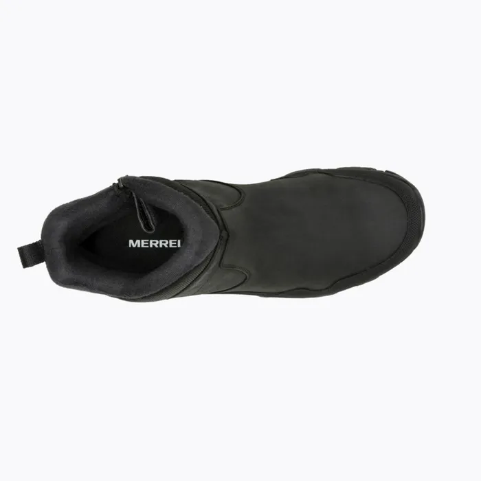 Merrell Coldpack 3 Thermo Tall Zip Waterproof Wide Width Black Men Boots