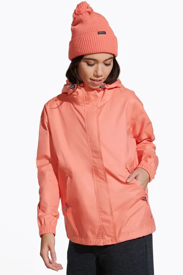 Merrell Fallon Rain Jacket Sepia Tint Mini Women Outerwear
