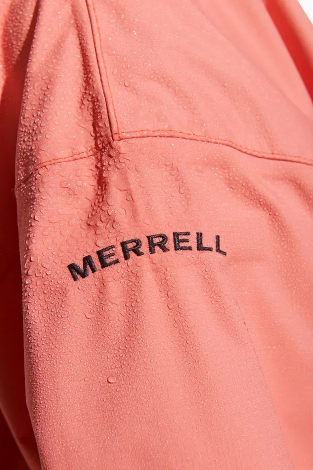Merrell Fallon Rain Jacket Sepia Tint Mini Women Outerwear