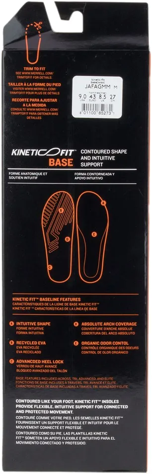 Merrell Kinetic Fit Base Wide Width Wool Men Shoe Care