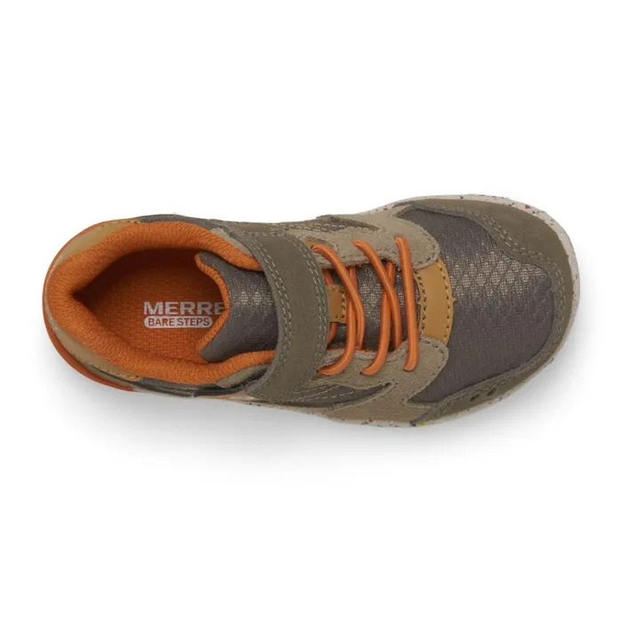 Merrell Little Bare Steps A83 Sneaker Gunsmoketaupe Kids Sneakers