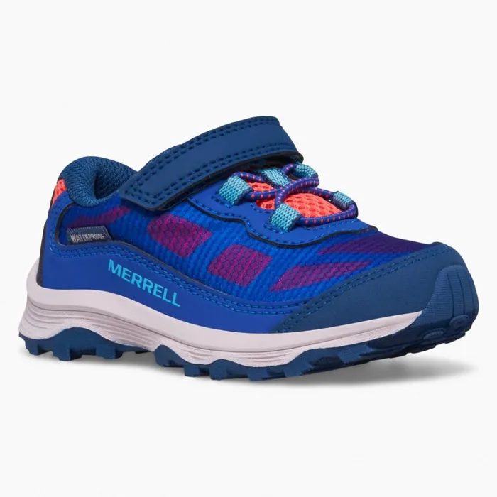Merrell Little Moab Speed Low AC Jr Waterproof Sneaker Blueberryturquoise Kids Sneakers