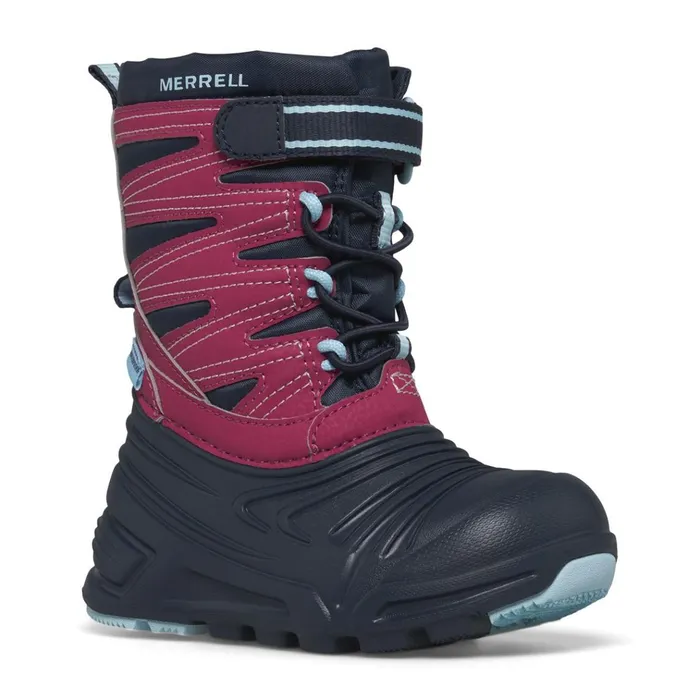 Merrell Little Snow Quest Lite 30 Jr Waterproof Navyfucshiaturquoise Kids Winter Boots