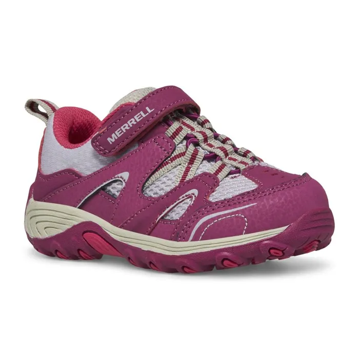 Merrell Little Trail Chaser Jr Shoe Berrygrey Kids Easy On Easy Off