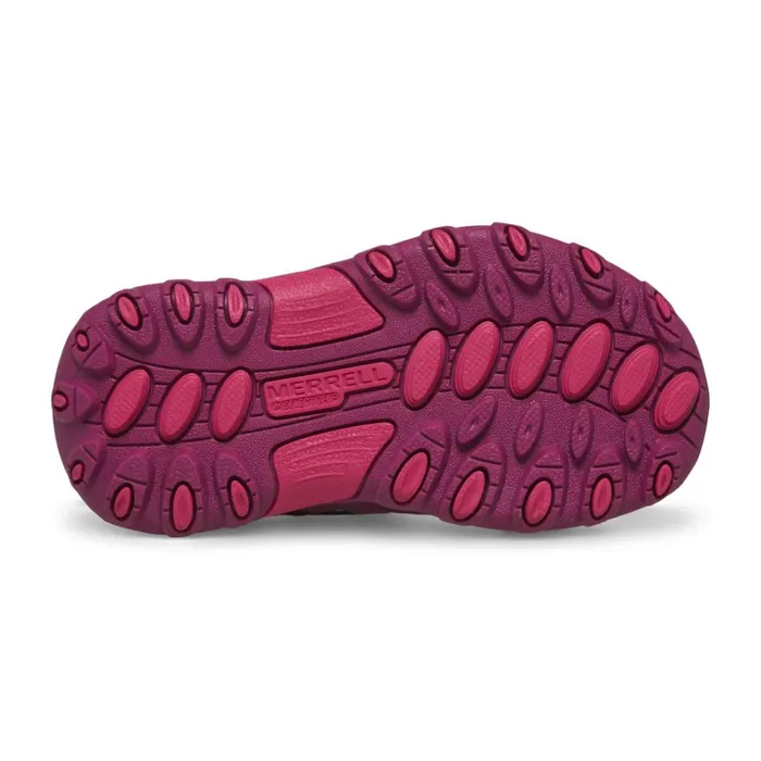 Merrell Little Trail Chaser Jr Shoe Berrygrey Kids Easy On Easy Off