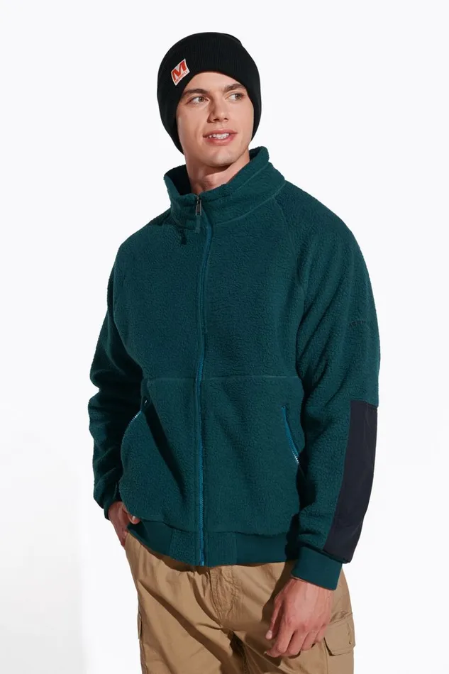 Merrell Sherpa Full Zip Sea Moss Men Tops