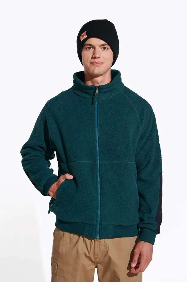 Merrell Sherpa Full Zip Sea Moss Men Tops
