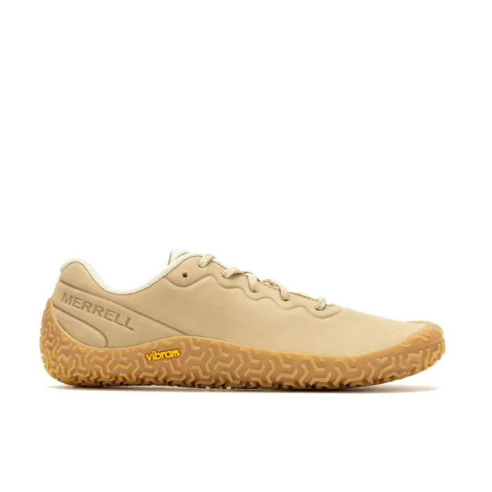 Merrell Vapor Glove 6 Leather Khaki Women Minimalist