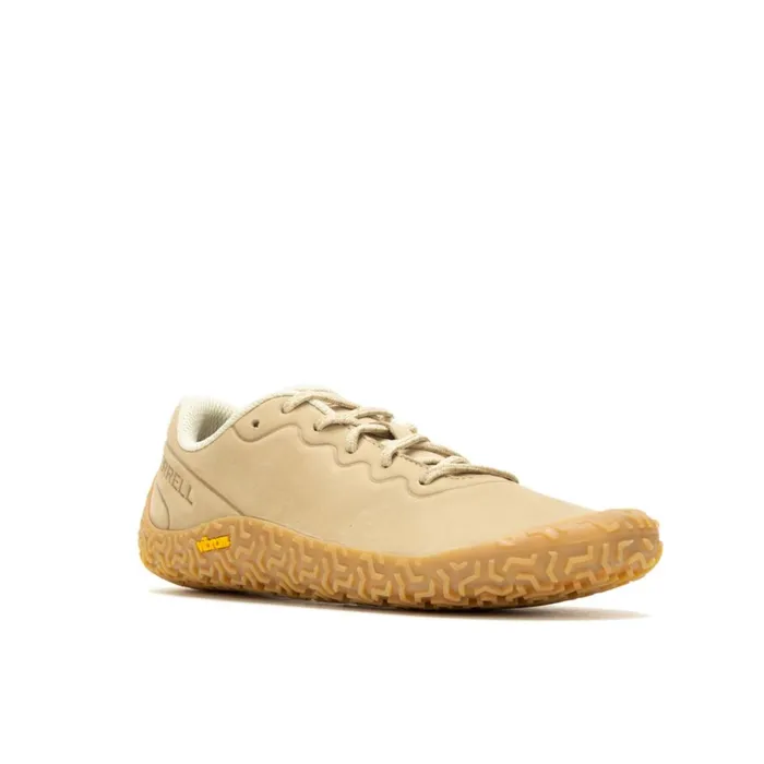 Merrell Vapor Glove 6 Leather Khaki Women Minimalist