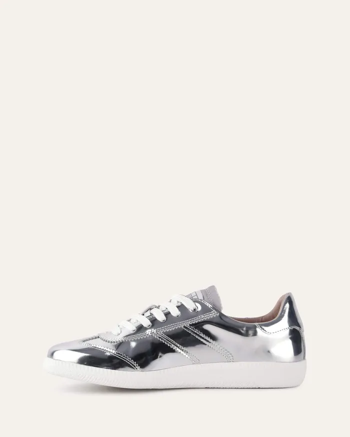 Metallic jomercer Women Lola sneakers silver patent Metallic jomercer Women Lola sneakers silver patent