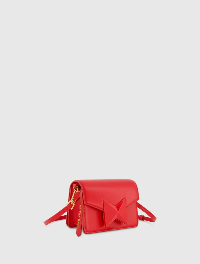 Mini Leather Tone On Tone Crossbody Bag 8211 FINAL SALE Cherry Crossbody Bags Mac Duggal Women