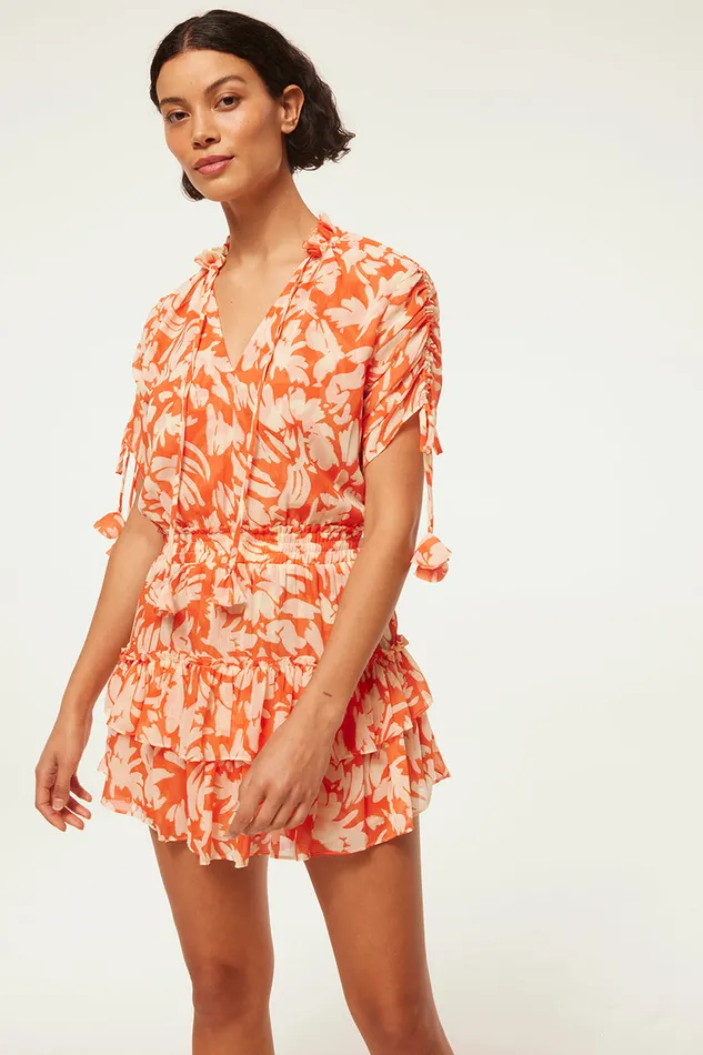 Misa Los Angeles Becca Dress Patmos Tangerine Women Dresses