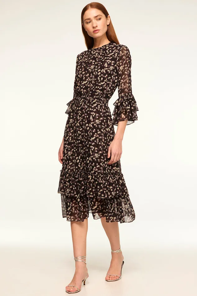 Misa Los Angeles Gordana Dress Polka Dot Small Women Dresses