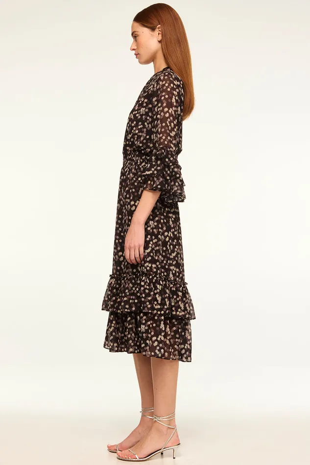 Misa Los Angeles Gordana Dress Polka Dot Small Women Dresses