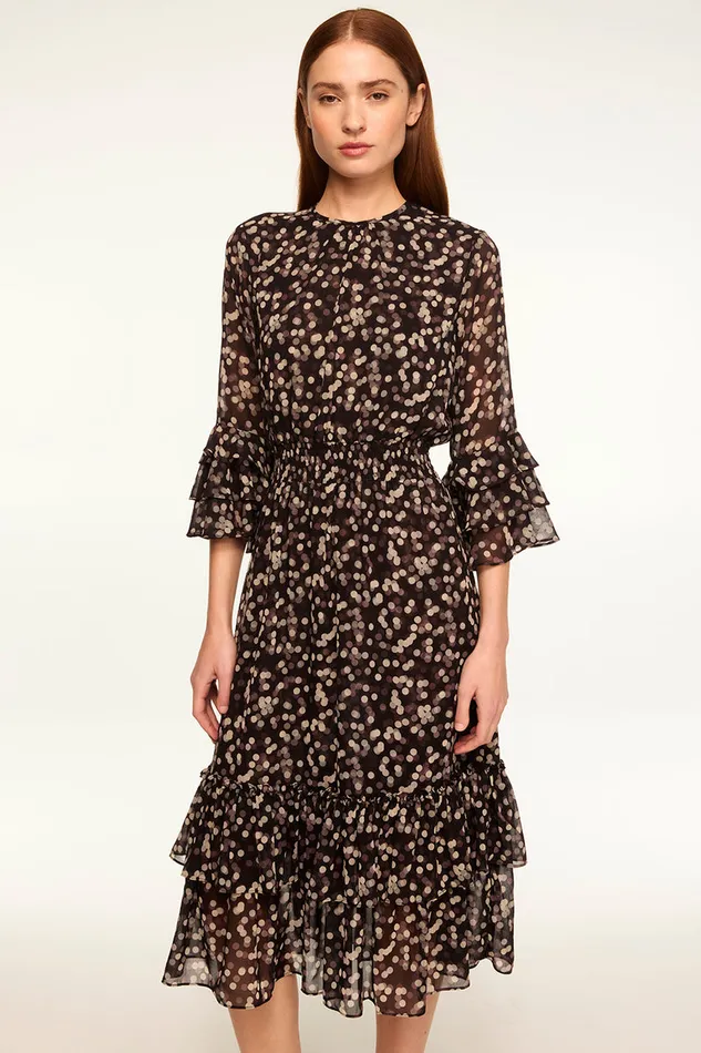 Misa Los Angeles Gordana Dress Polka Dot Small Women Dresses