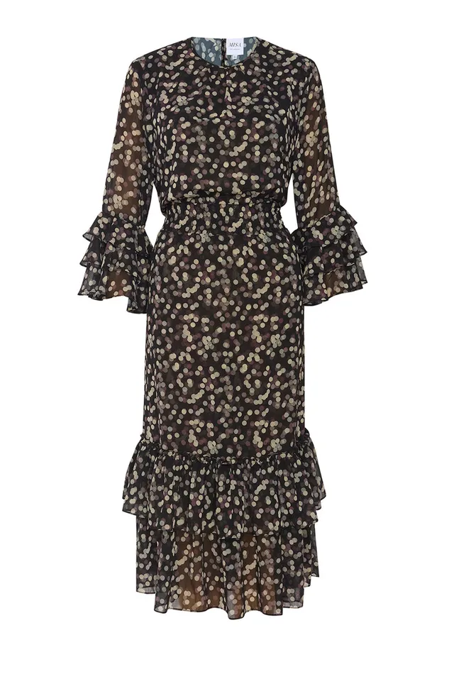 Misa Los Angeles Gordana Dress Polka Dot Small Women Dresses