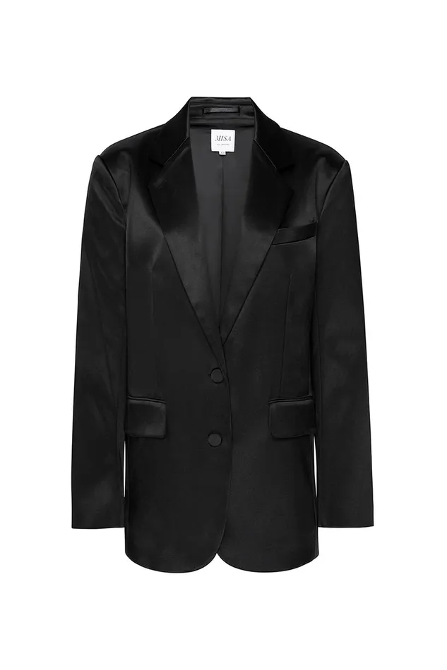Misa Los Angeles Joanne Blazer Black Women Jackets