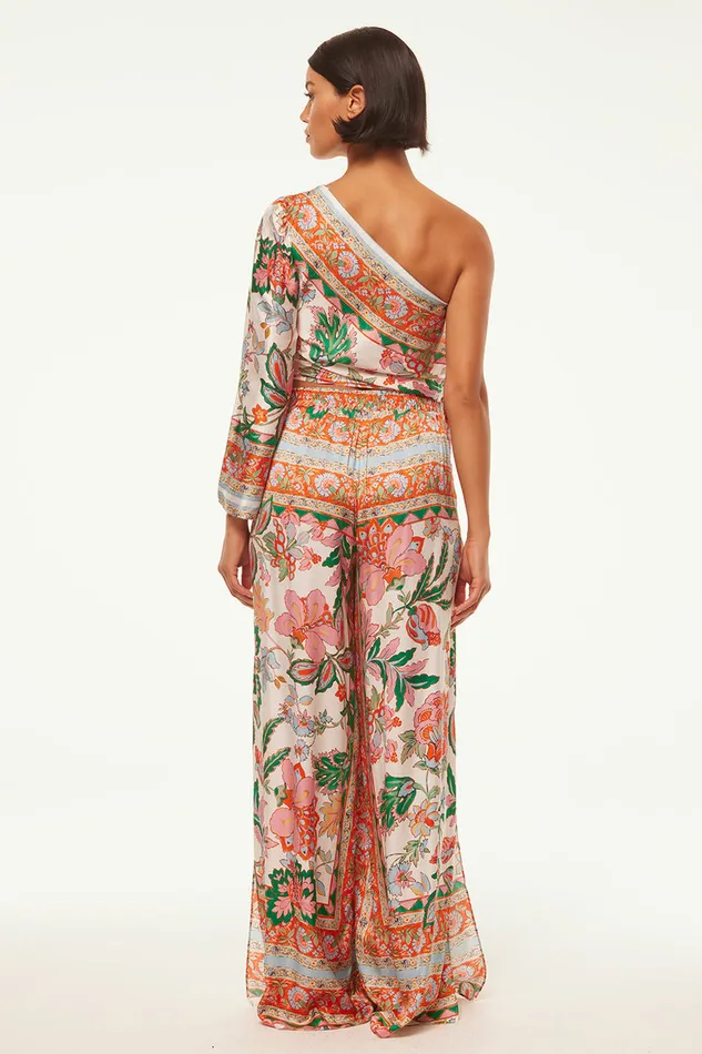 Misa Los Angeles Kaspia Top Casablanca Border Mix Women Matching Sets