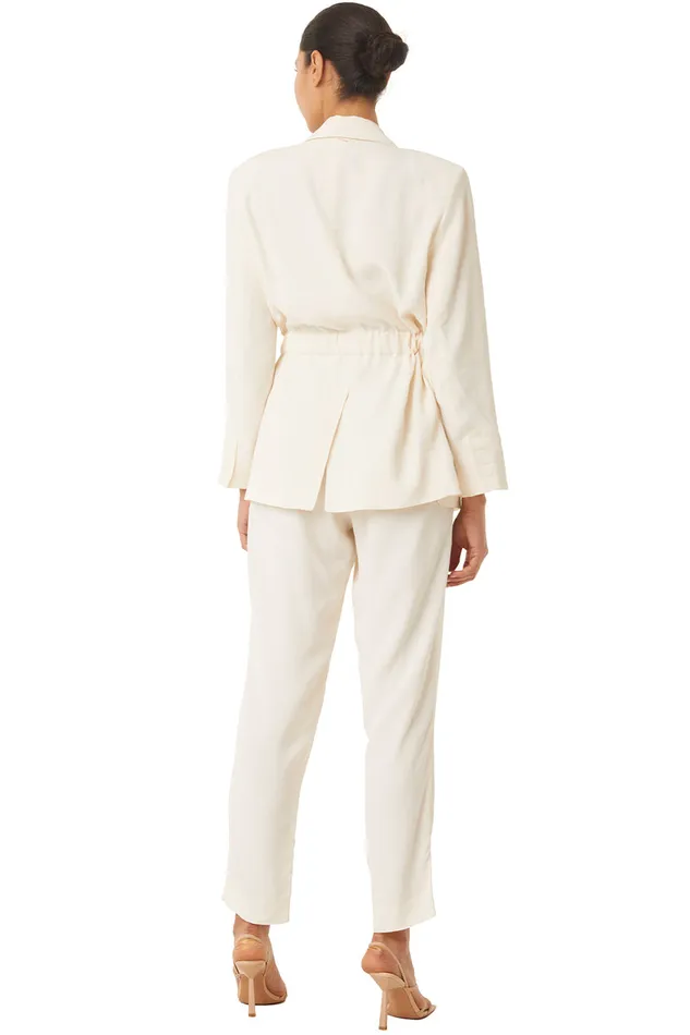 Misa Los Angeles Kelsey Jacket Ivory Women Matching Sets