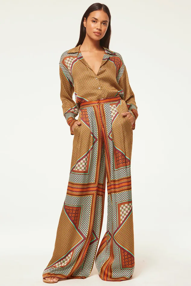 Misa Los Angeles Lemor Pant Positano Scarf Women Pants