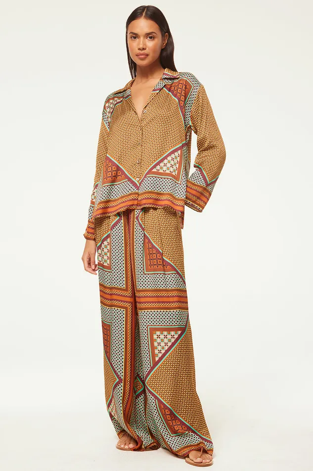 Misa Los Angeles Lemor Pant Positano Scarf Women Pants