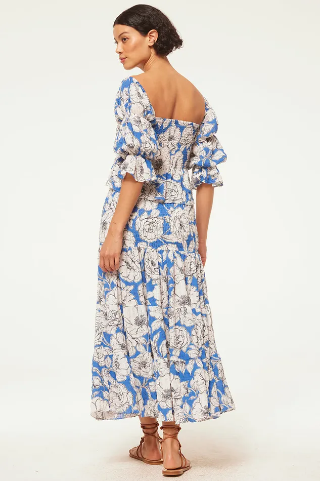 Misa Los Angeles Lola Convertible Gardenia Crinkle Women Dresses