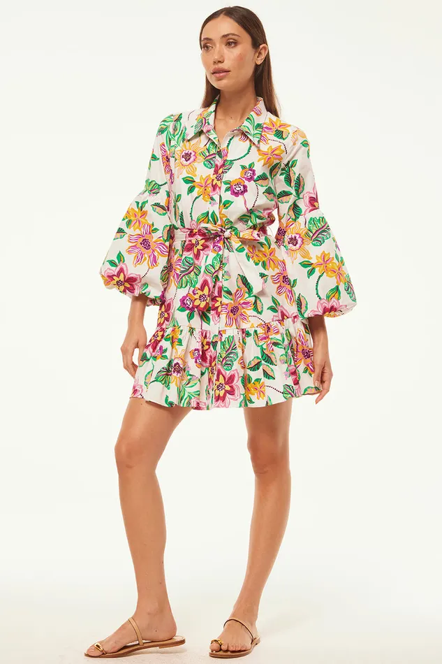 Misa Los Angeles Martina Dress Flora Exotica Poplin Women Dresses